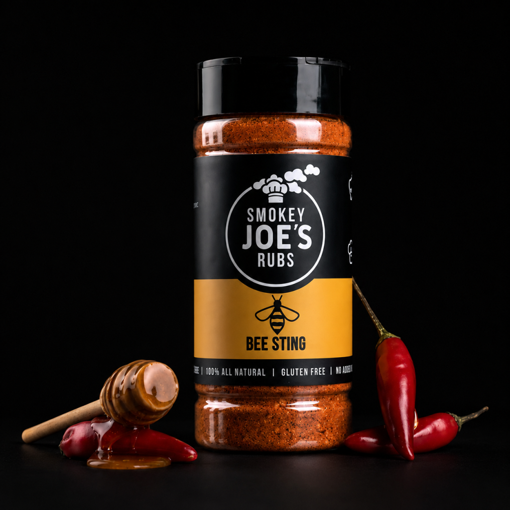 Smokey Joes Bee Sting Seasoning Blend 250ml Shaker | Sweet & Spicy BBQ Seasoning for Chicken, Pork, Beef & Seafood