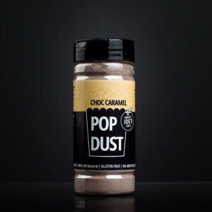 Smokey Joes Choc Caramel Pop Dust 180g Shaker | Chocolate Caramel Popcorn Seasoning for Popcorn, Desserts & Sweet Snacks