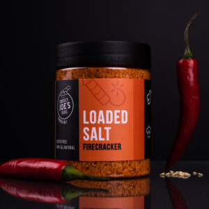 Smokey Joes Firecracker Loaded Seasoning Salt 250g Jar | Bold & Spicy Chilli Salt for Meat, Chicken, Seafood & Vegetables