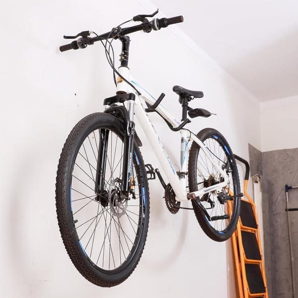 Wall Mounted Bike Rack Stainless Steel Adjustable Foldable Bicycle Storage Hanger 30kg