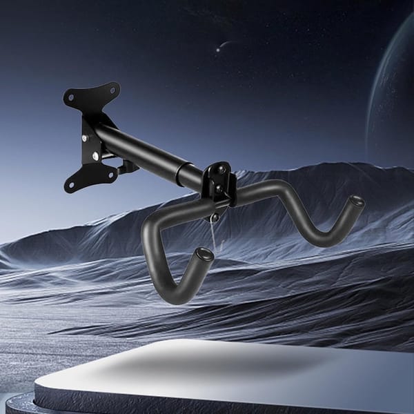 Wall Mounted Bike Rack Stainless Steel Adjustable Foldable Bicycle Storage Hanger 30kg - Image 5