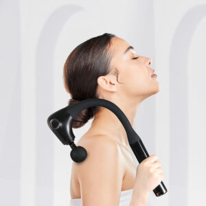 SPECTOR Massage Gun with Extended Handle | Deep Tissue Percussion Massager 5 Speeds Black