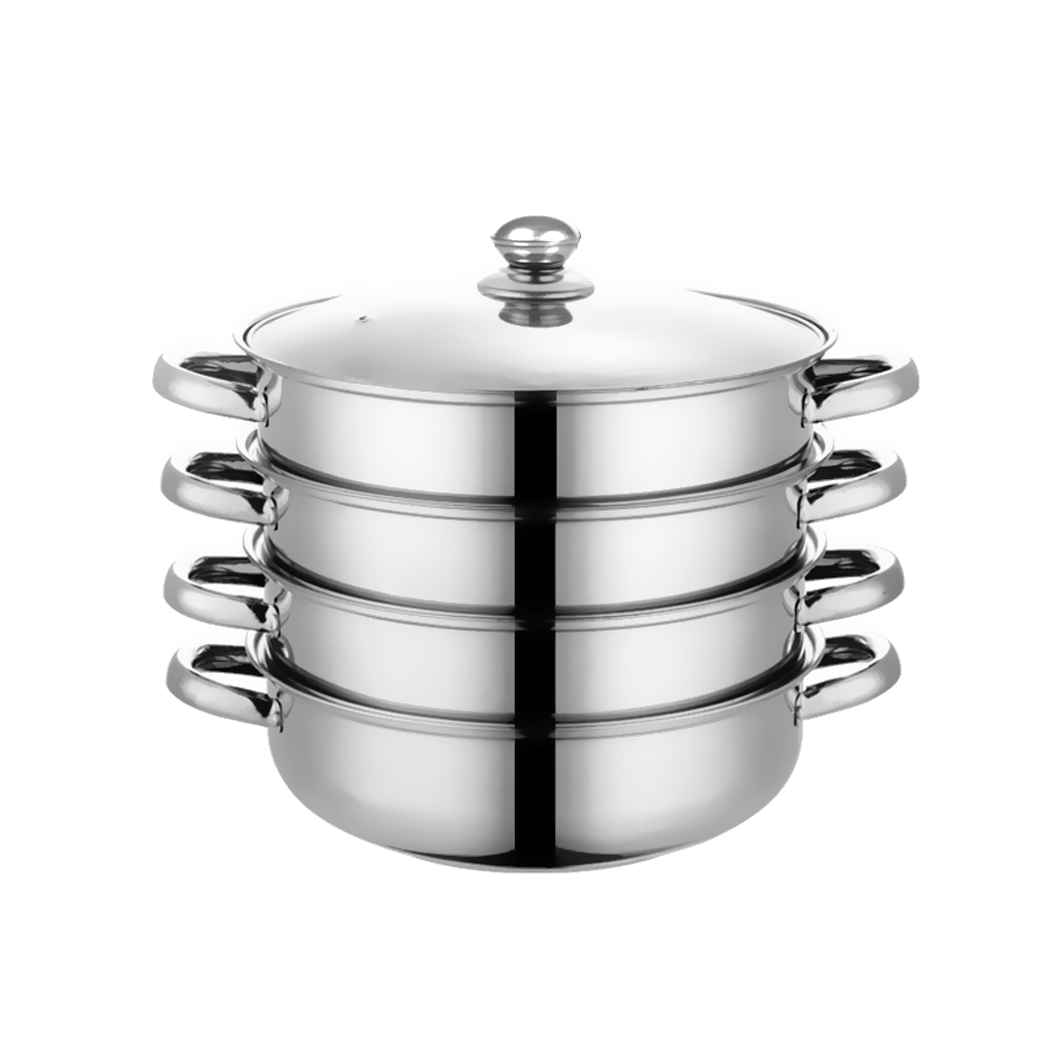 TOQUE Expandable Stainless Steel Vegetable Steamer | Multiple Food Cooker for Vegetables, Seafood & Meat - Image 3