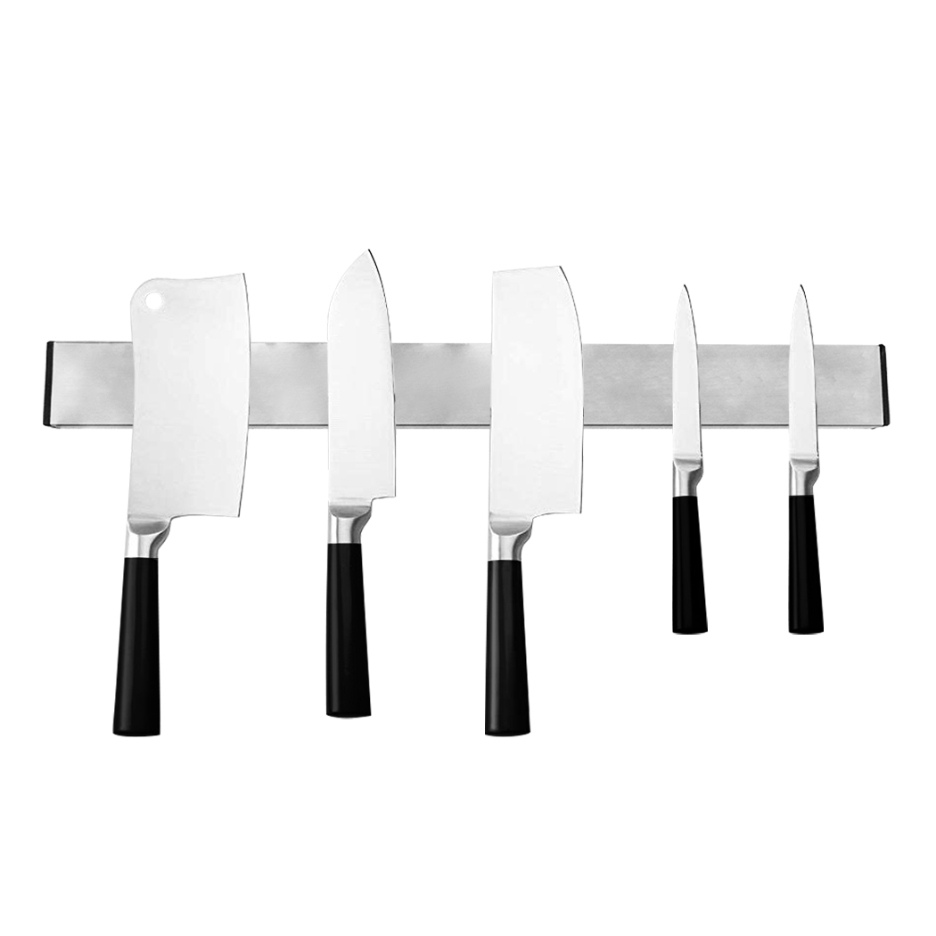 TOQUE Magnetic Knife Holder Stand | Magnetic Knife Storage Rack for Kitchen Benchtop Display - Image 2