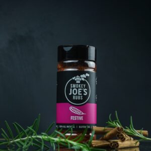 Smokey Joes Festive Seasoning Blend 250ml Shaker | Herb & Citrus BBQ Rub for Poultry, Chicken & Turkey