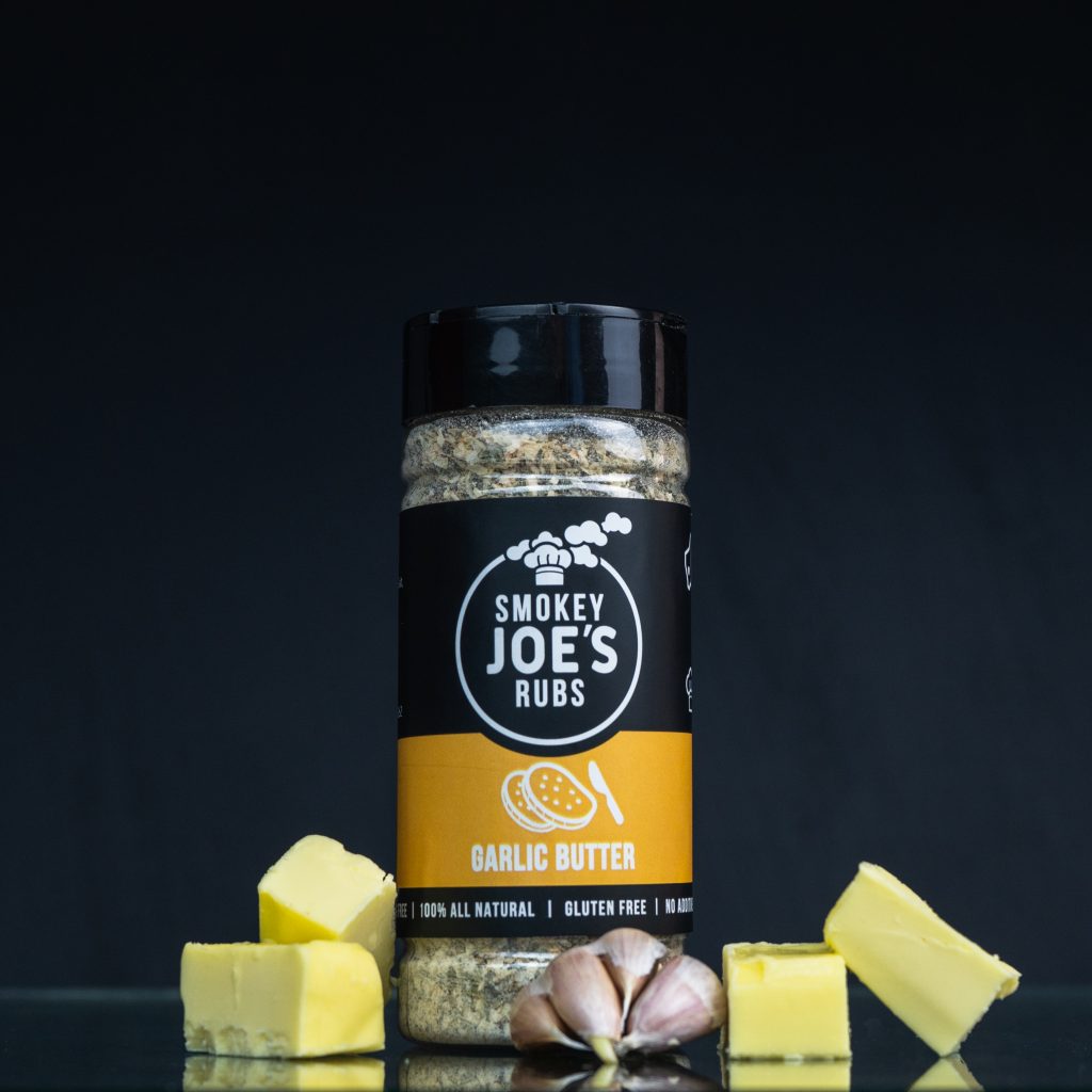Smokey Joes Garlic Butter Seasoning Blend 250g Shaker | All-Purpose BBQ Rub for Meat, Seafood & Vegetables