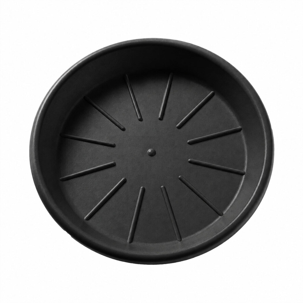 Toque Plant Pots Set of 5 Plastic Planters with Drainage Saucers Indoor Outdoor 20cm - Image 8