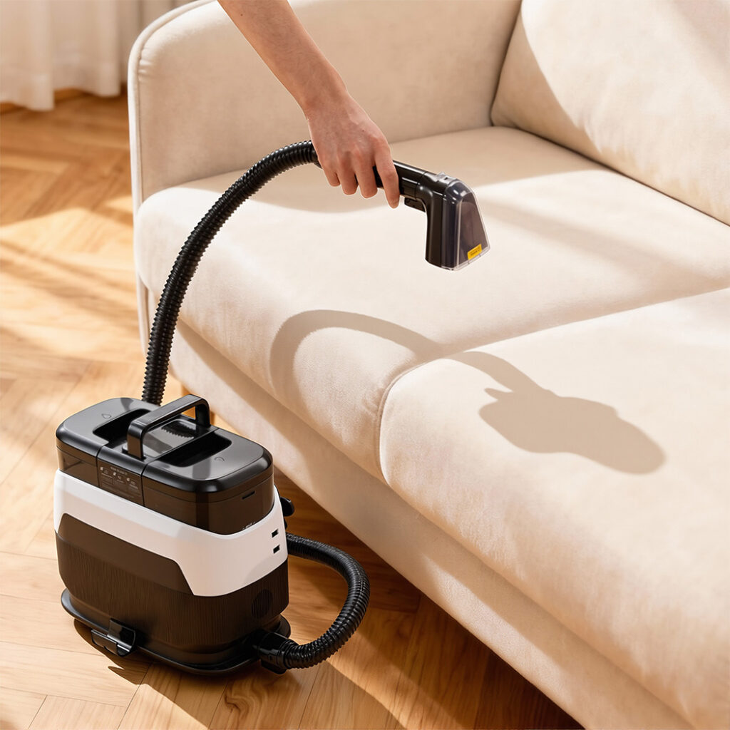 Spector Carpet Cleaner 12kPa Upholstery Spot Cleaner Portable Steam Fabric Sofa Car Seat Cleaning Machine 450W