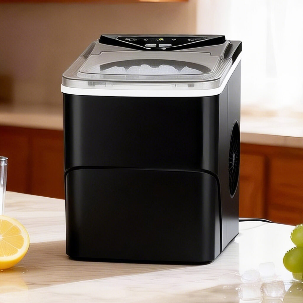 SPECTOR Portable Ice Maker Machine 15kg Bullet Ice Cube Maker 2L Self Cleaning Countertop Ice Machine Black