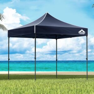 INSTAHUT 3x3m Pop Up Gazebo Marquee Folding Tent Outdoor Canopy Navy