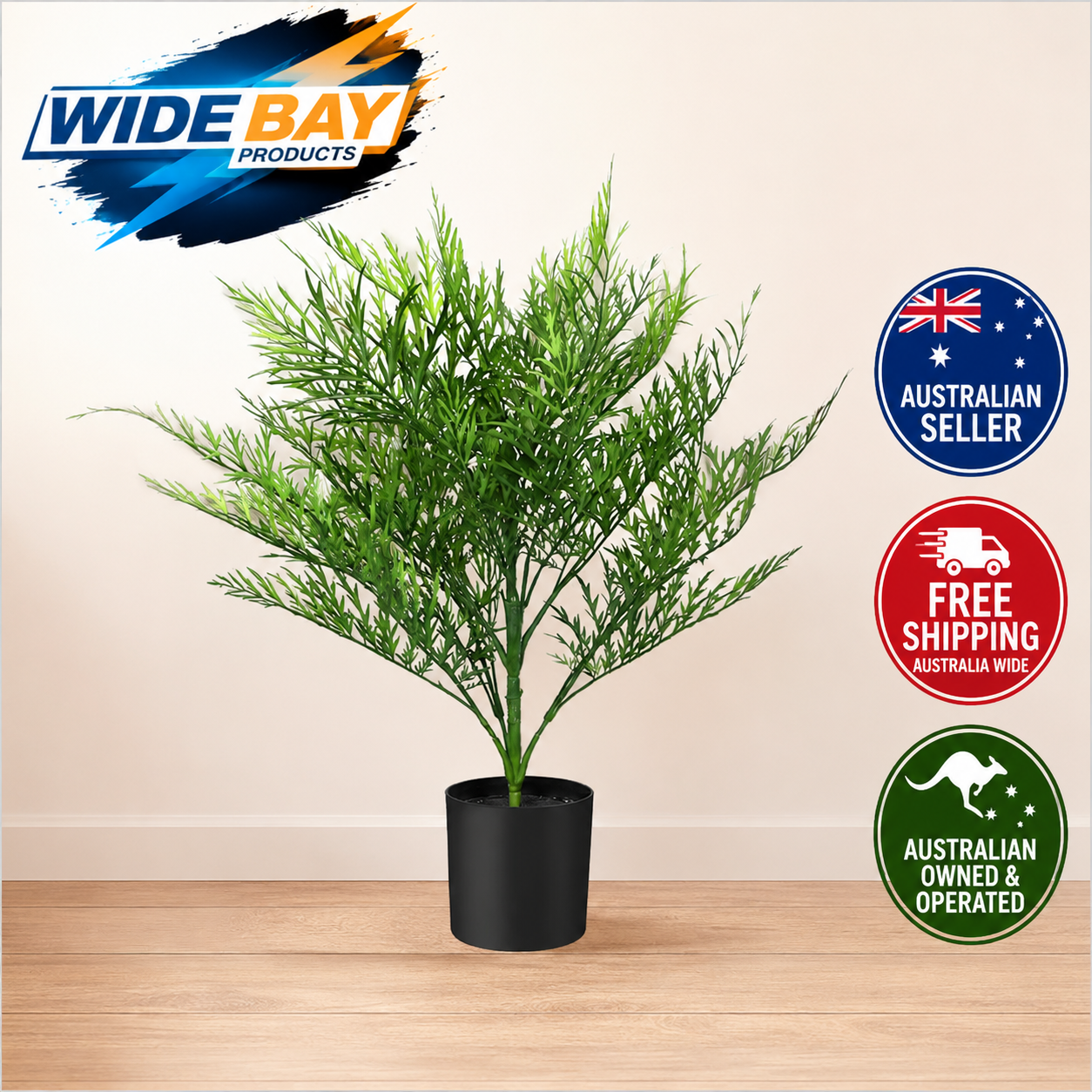 Lambu 65cm Artificial Plant Tree Faux Indoor Outdoor Green Foliage Home Office Décor