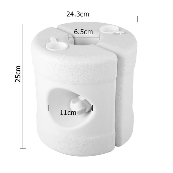 Instahut Gazebo Base Pods 4pc – 9L Water or Sand Filled Marquee Leg Weights Stabiliser - Image 6