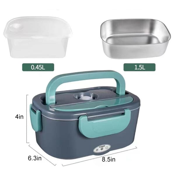 Electric Lunch Box Food Warmer 1.5L Portable Food Heater 12V/24V Car Truck 220V Home - Image 8