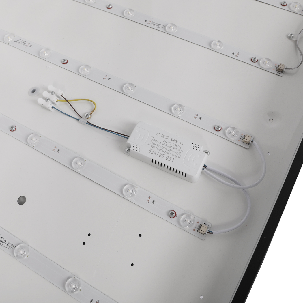 EMITTO 90W 3-Colour LED Ceiling Light Ultra-Thin 5cm Flush Mount Black Ceiling Light 65cm x 45cm - Image 6