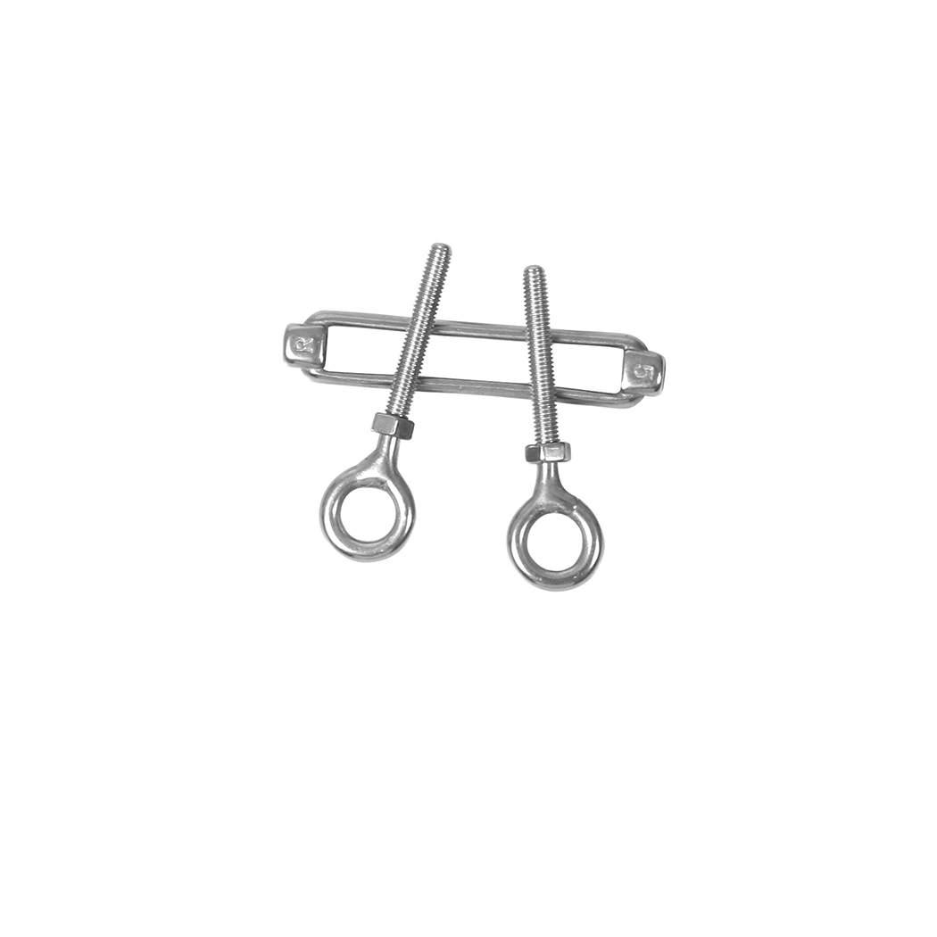 Traderight Stainless Steel 316 Balustrade Wire Rope DIY Kit for 3.2mm Cable – Turnbuckles, Thimbles, Ferrules & Saddles – 110 Piece - Image 7