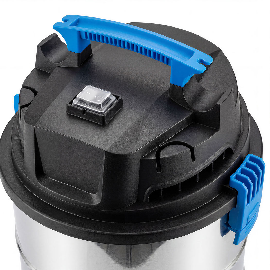 SPECTOR 20L Wet & Dry Vacuum Cleaner 1200W HEPA Filter Blower Stainless Steel Garage Workshop Home - Image 7