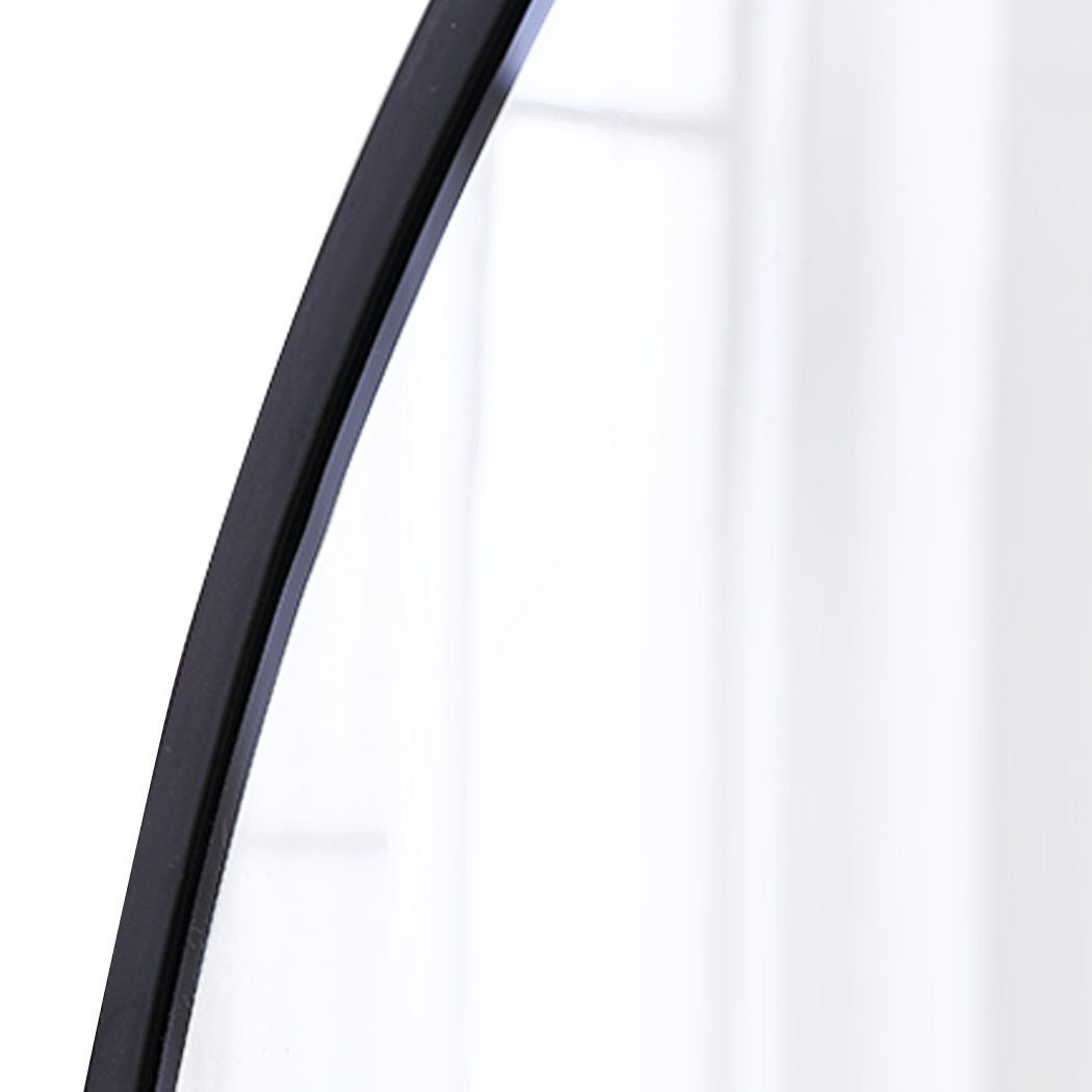 Round Wall Mirror Black Frame Bathroom Vanity Makeup Living Room Wall Mirror 50cm 60cm 70cm 80cm - Image 4