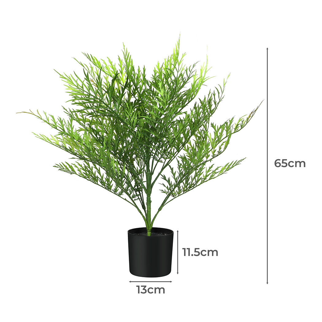 Lambu 65cm Artificial Plant Tree Faux Indoor Outdoor Green Foliage Home Office Décor - Image 4