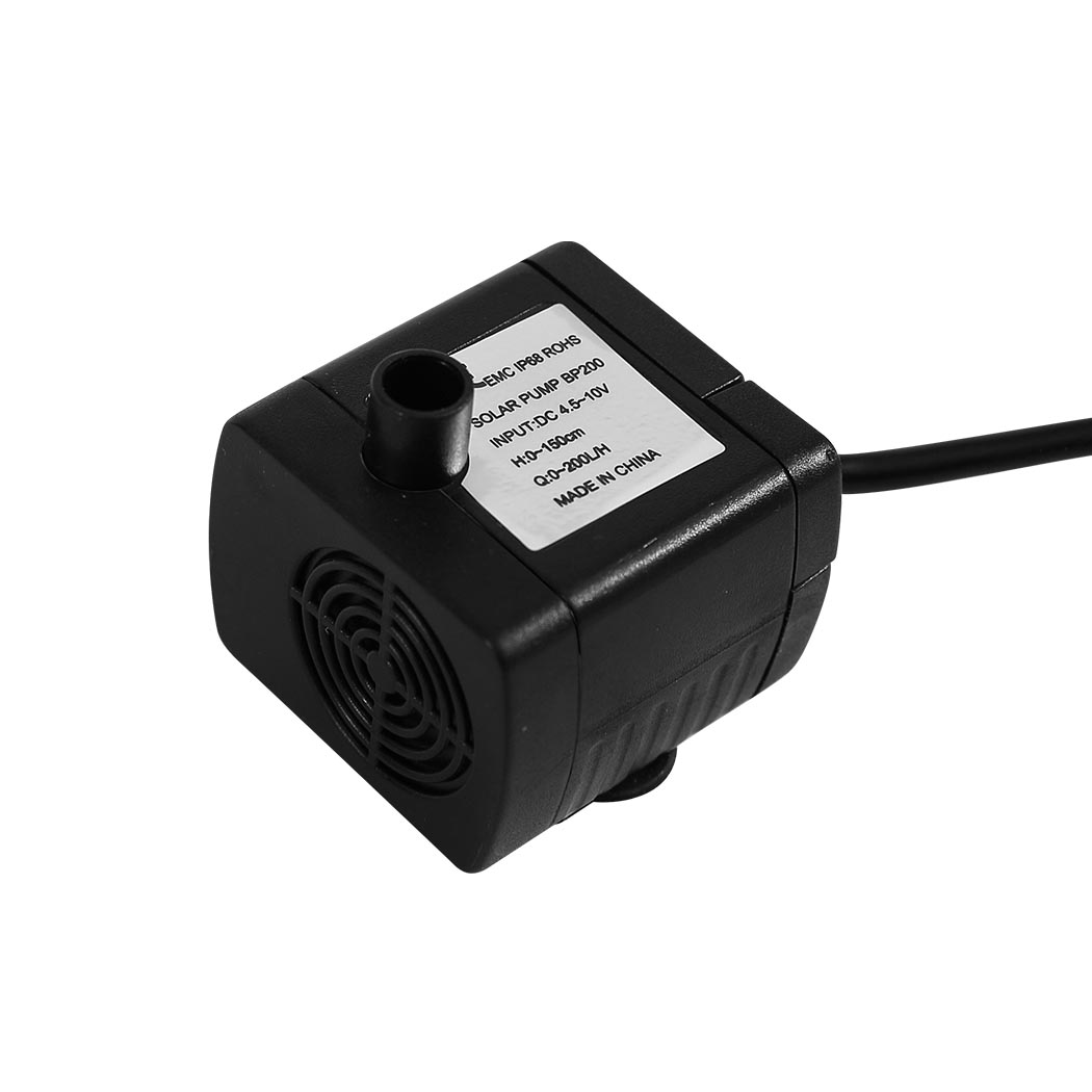 5W Solar Powered Water Fountain Pump with 8 Nozzles for Bird Bath Pond Garden Outdoor Water Feature - Image 5