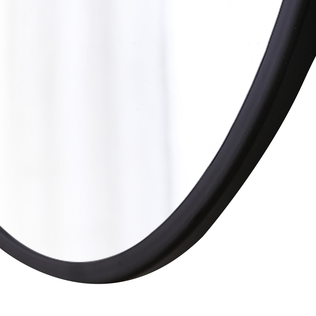 Round Wall Mirror Black Frame Bathroom Vanity Makeup Living Room Wall Mirror 50cm 60cm 70cm 80cm - Image 3