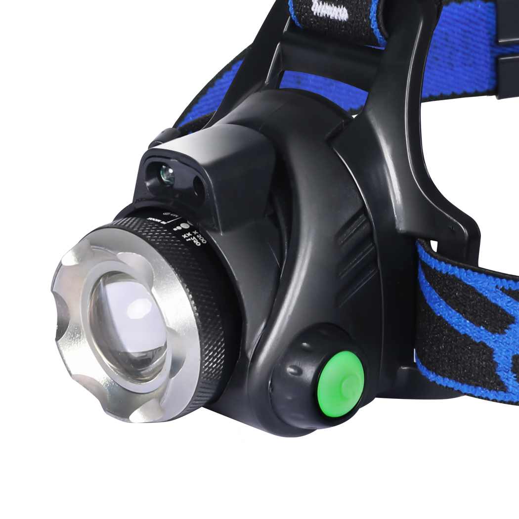LED Rechargeable Outdoor Headlamp USB Camping Headlight 140 Lumens Waterproof Zoom Torch with Motion Sensor - Image 5