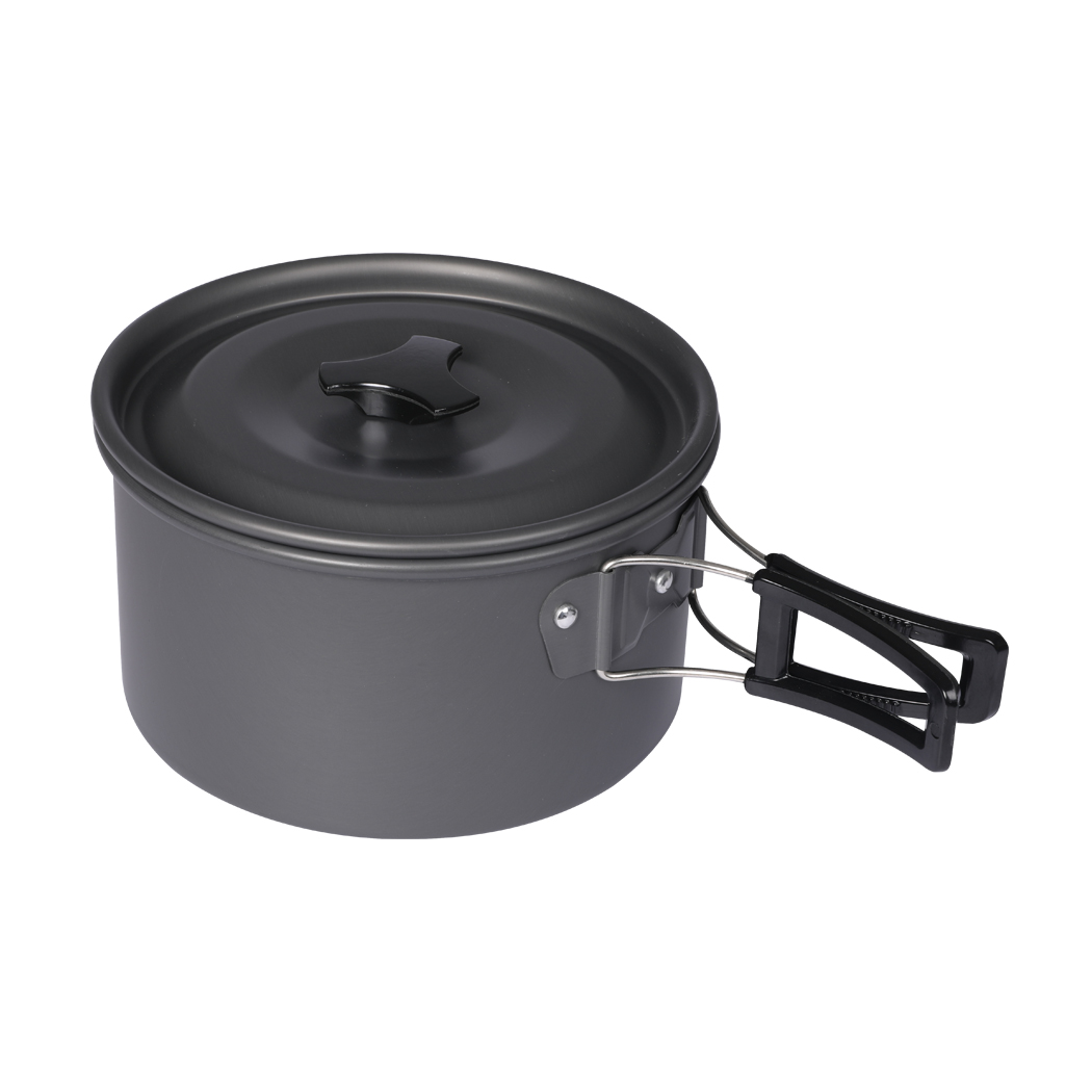 Toque 16 Piece Camping Cookware Set Non Stick Aluminium Outdoor Cooking Pots Pans Kettle with Carry Bag - Image 4