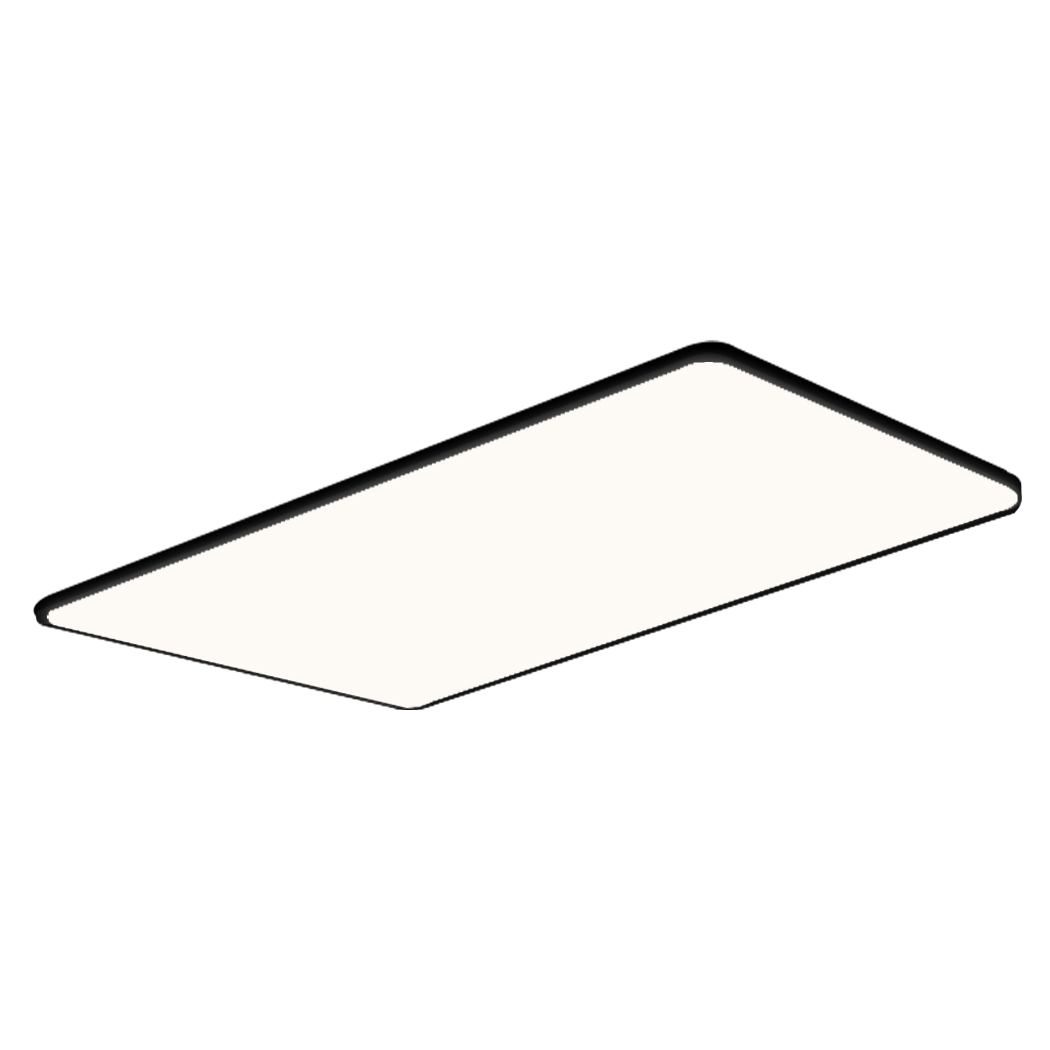 EMITTO 90W 3-Colour LED Ceiling Light Ultra-Thin 5cm Flush Mount Black Ceiling Light 65cm x 45cm - Image 5