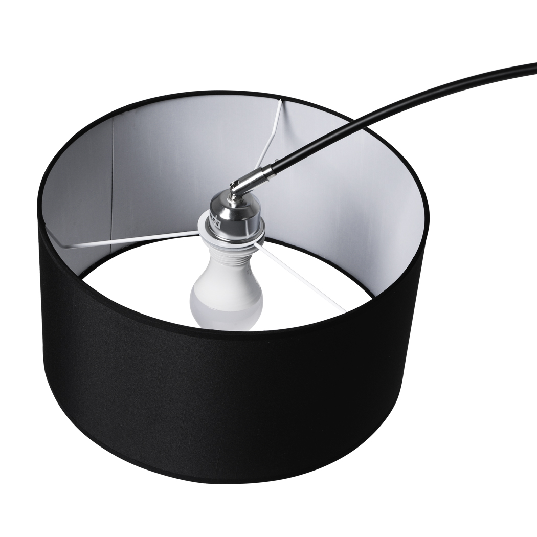 EMITTO Modern LED Floor Lamp Adjustable Reading Lamp with Marble Base Black or Beige - Image 8