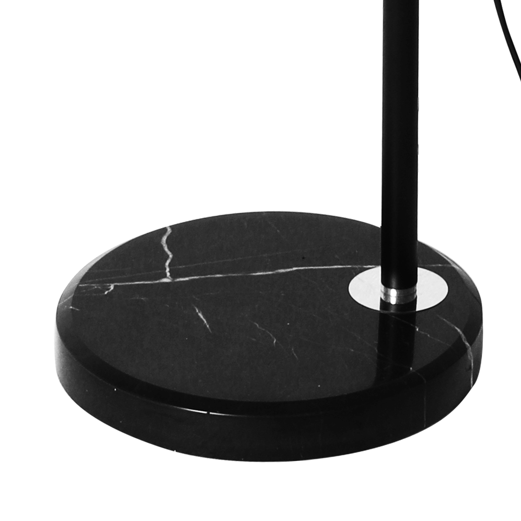 EMITTO Modern LED Floor Lamp Adjustable Reading Lamp with Marble Base Black or Beige - Image 6