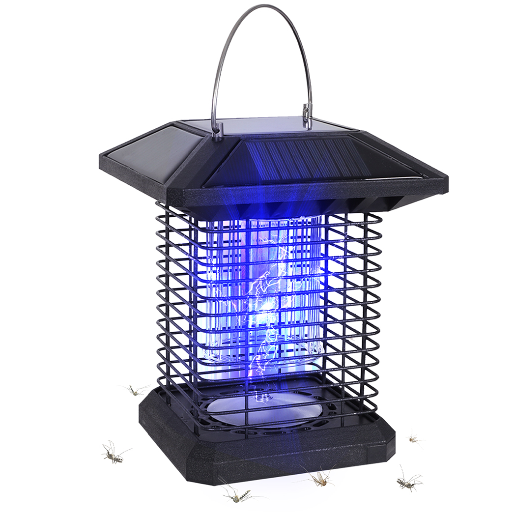 SPECTOR Electric Mosquito Killer Lamp Bug Zapper Solar USB Rechargeable Indoor Outdoor 360° UV Insect Trap - Image 3
