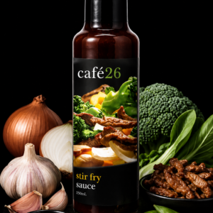 Café 26 Stir Fry Sauce 250ml Savoury Asian-Style Stir Fry Sauce for Meat & Vegetables