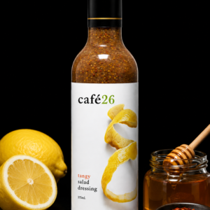 Cafe 26 Tangy Salad Dressing 375ml Zesty Mustard Garlic Australian Made Gluten Free