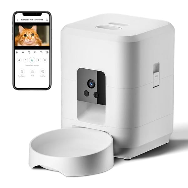Smart WiFi Pet Feeder with Camera 2L Automatic Cat & Dog Food Dispenser App Control - Image 10