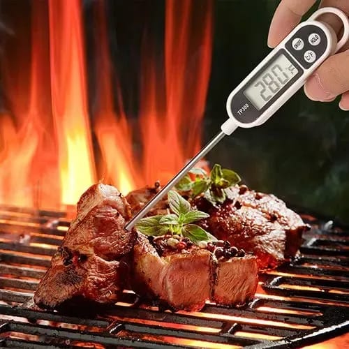 Digital Meat Thermometer Instant Read Food Thermometer with 15cm Stainless Steel Probe – BBQ, Cooking & Frying - Image 6