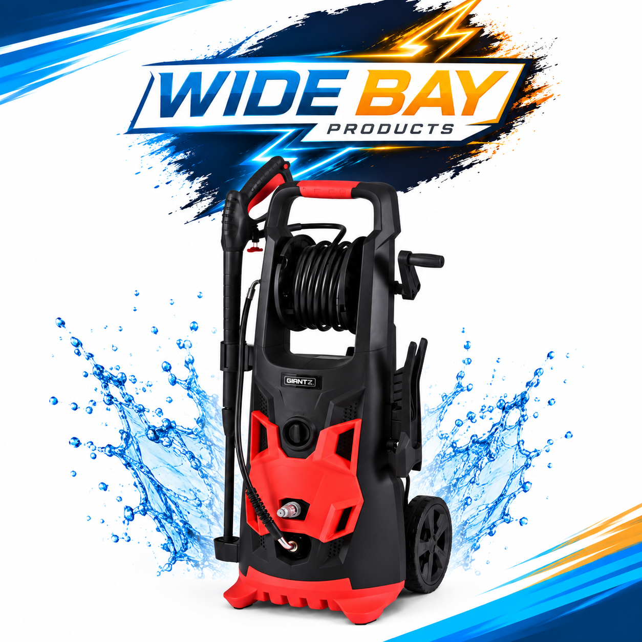 Giantz 2800PSI 3000W Electric High Pressure Washer with 30m Hose