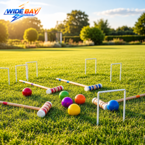 Croquet Set for Up to 6 Players – Complete Outdoor Lawn Game