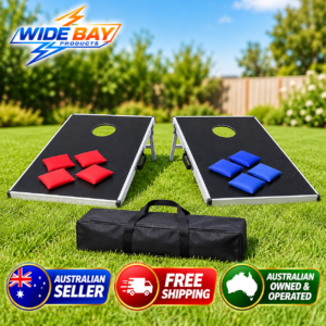 Cornhole Bean Bag Toss Game Set – Portable Folding Outdoor Lawn Game