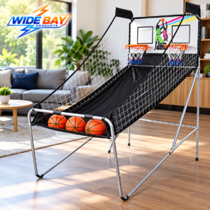 2-Player Arcade Basketball Game – Electronic LED Scoring & Sound