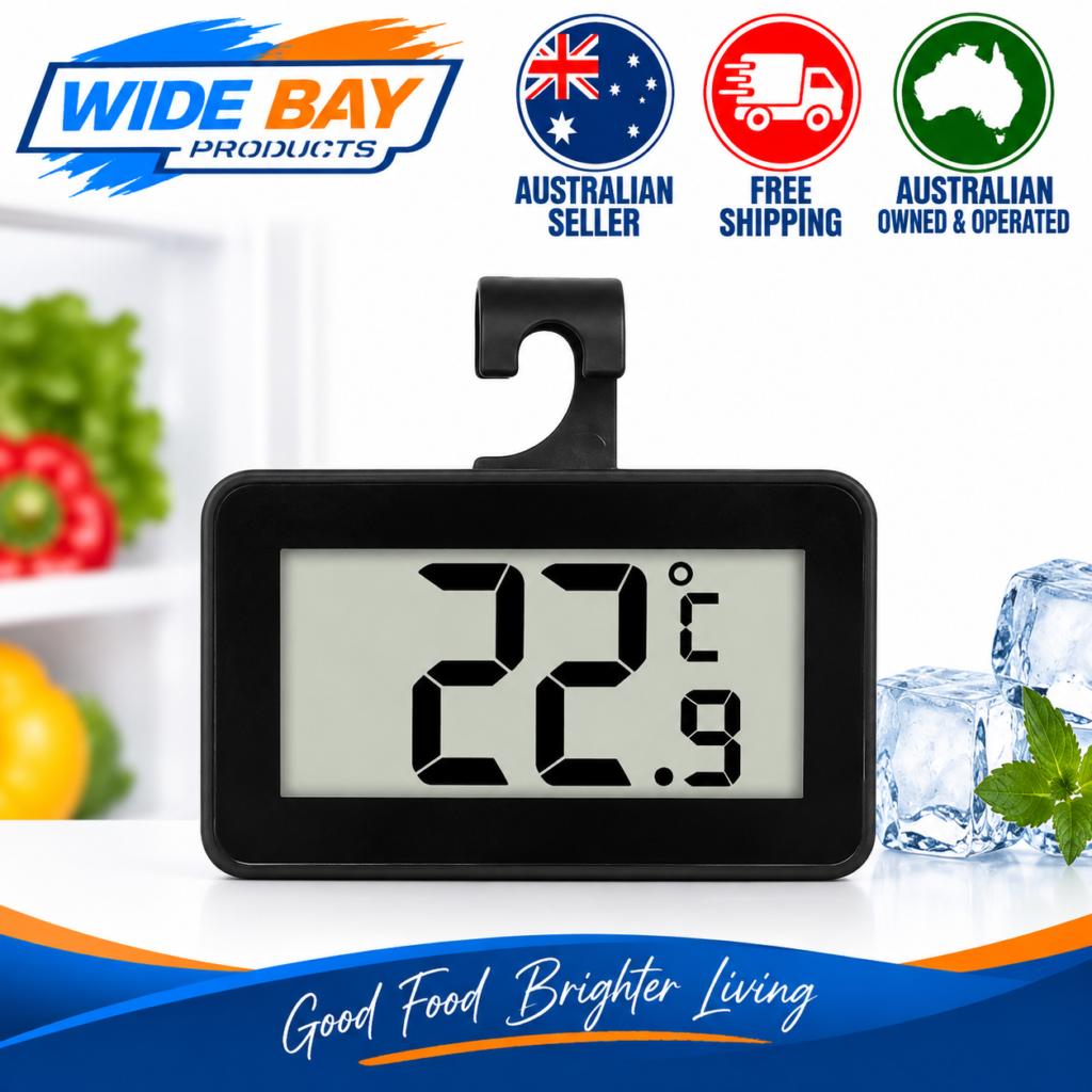 Digital Refrigerator & Freezer Thermometer -30°C to 70°C Magnetic Temperature Monitor