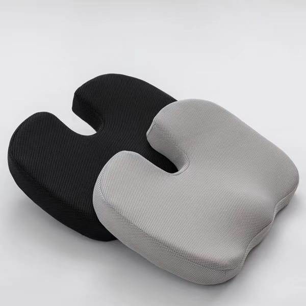Black Ergonomic U-Shaped Memory Foam Seat Cushion Coccyx Relief Posture Support - Image 7
