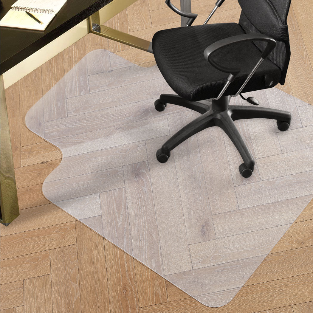 Marlow Chair Mat 120 x 90cm Clear PVC Floor Protector for Carpet & Hard Floors - Image 6