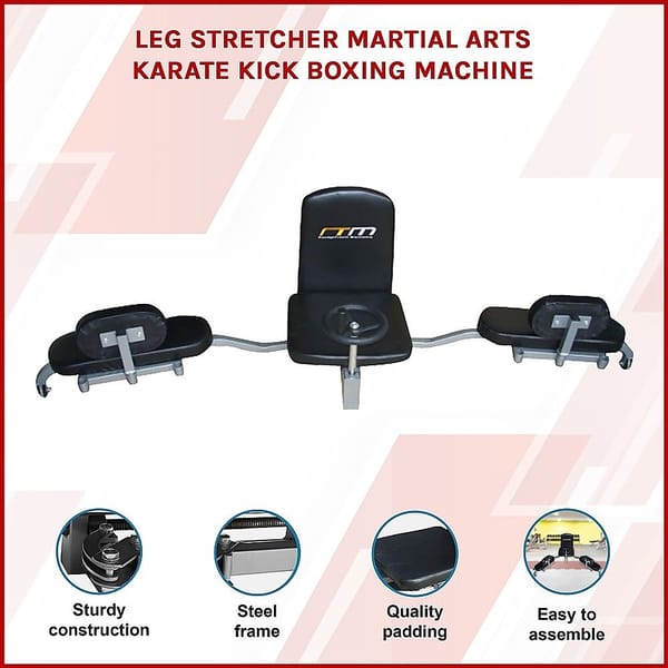 Leg Stretcher Machine – Martial Arts, Karate, Kickboxing & Flexibility Training - Image 9