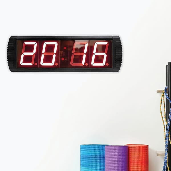 Digital Interval Fitness Timer Clock – LED Gym Workout Countdown - Image 9