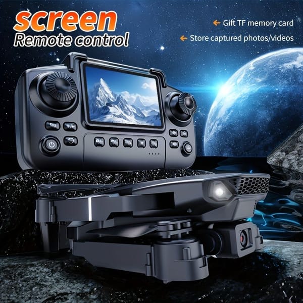 4K Foldable FPV Drone with Dual HD Cameras, Obstacle Avoidance & Screen Remote – Brushless RC Quadcopter - Image 10