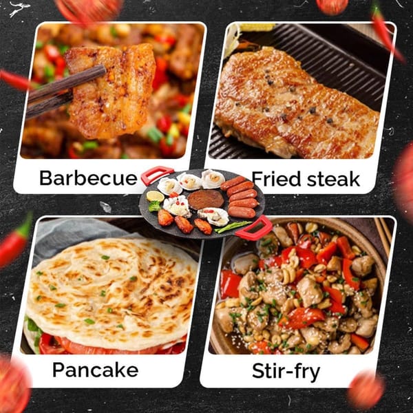 Smokeless Indoor Electric Grill 1000W Nonstick Griddle Tabletop BBQ Grill - Image 9