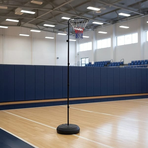 Portable Netball Ring with Stand – Height Adjustable 1.33m–3.05m - Image 10