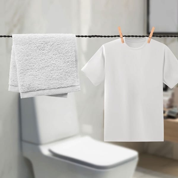 2 Pack Portable Travel Clothesline 1.5m Stretch Elastic Washing Line for Camping - Image 4
