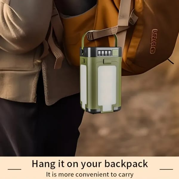 4-Leaf Foldable Solar Camping Lantern 1800mAh – 6-Mode Portable LED Light - Image 12