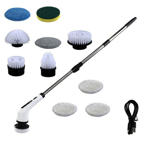 9-in-1 Electric Spin Scrubber Cordless Cleaning Brush with 2000mAh Battery - Image 6