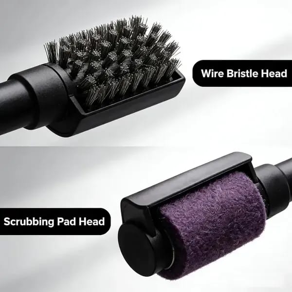 Rechargeable Electric Grill Cleaning Brush Cordless 3-Speed Stainless Steel BBQ Cleaner - Image 4